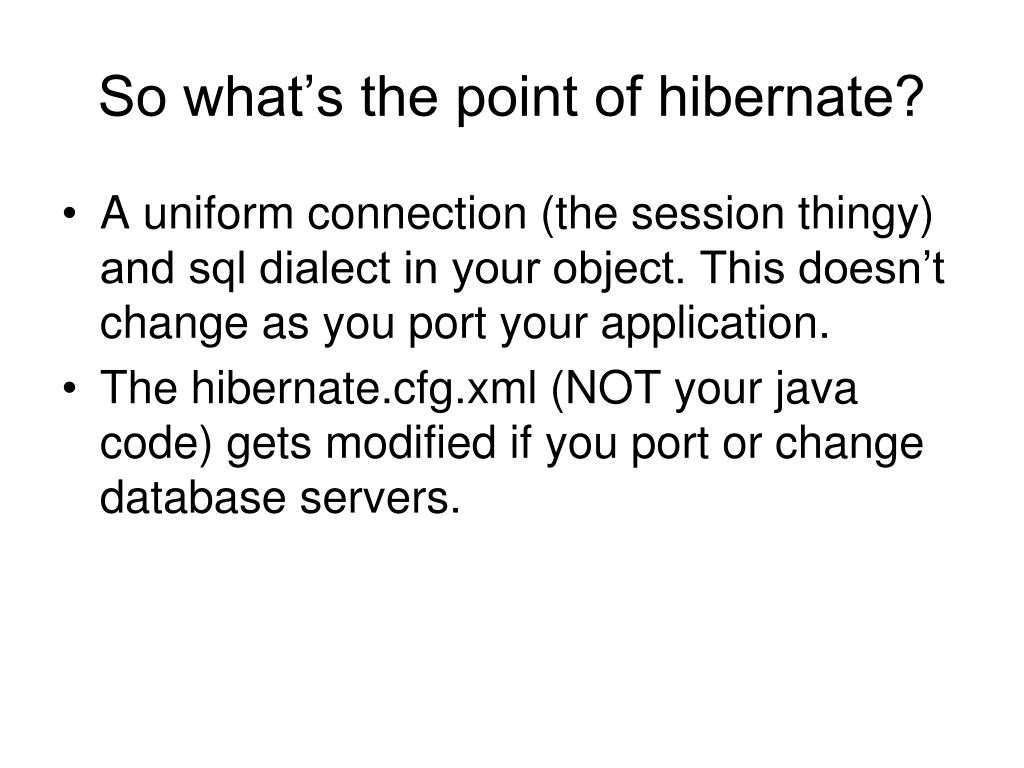 PPT Hibernate PowerPoint Presentation, free download ID5107101