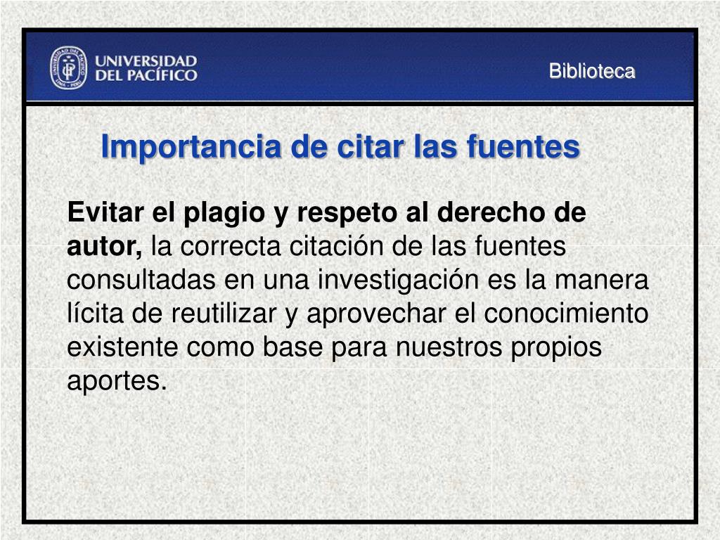 PPT Cómo citar fuentes de información PowerPoint Presentation, free