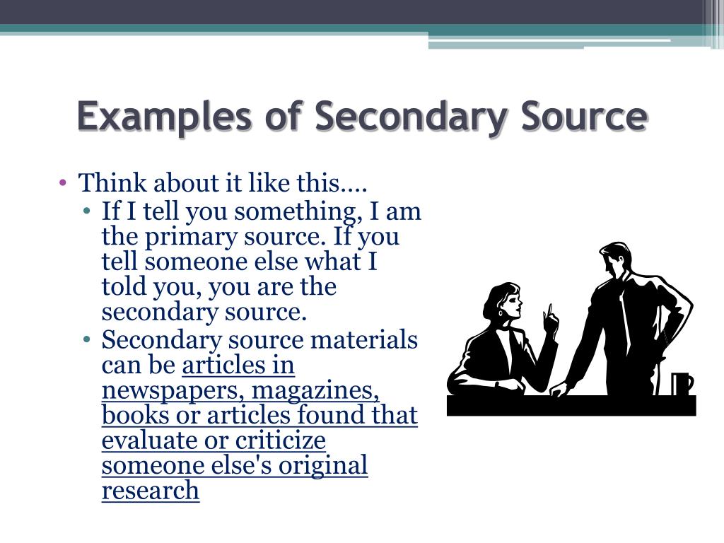 PPT Primary and Secondary Sources PowerPoint Presentation, free