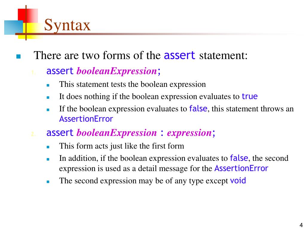 PPT The assert statement PowerPoint Presentation, free download ID