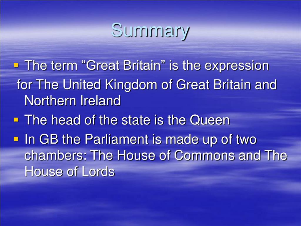 PPT political sistem of Great Britain PowerPoint Presentation, free