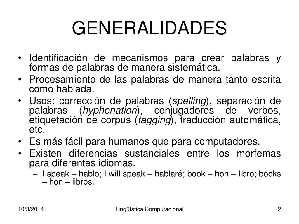 PPT ANÁLISIS MORFOLÓGICO PowerPoint Presentation, free download ID5118255