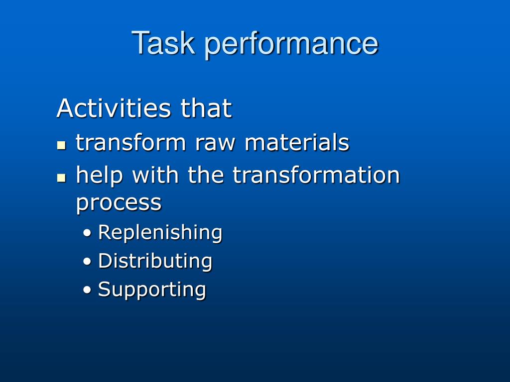 PPT Defining Performance and Choosing a Measurement Approach