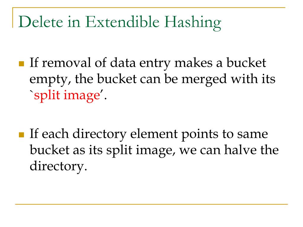 PPT HashBased Indexes PowerPoint Presentation, free download ID