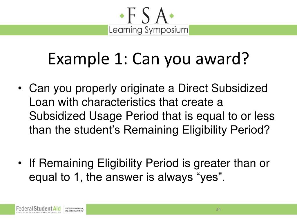 PPT The 150 Direct Subsidized Loan Limit PowerPoint Presentation