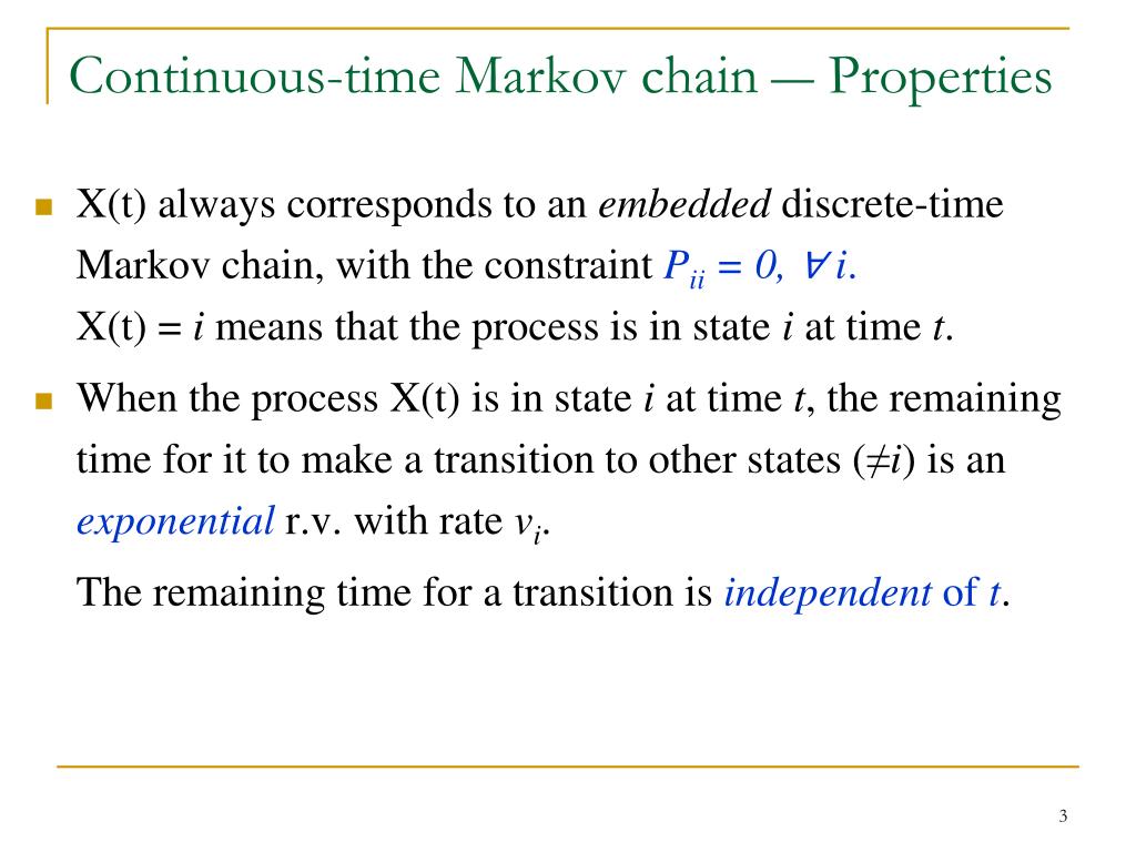 PPT IEG5300 Tutorial 5 Continuoustime Markov Chain PowerPoint