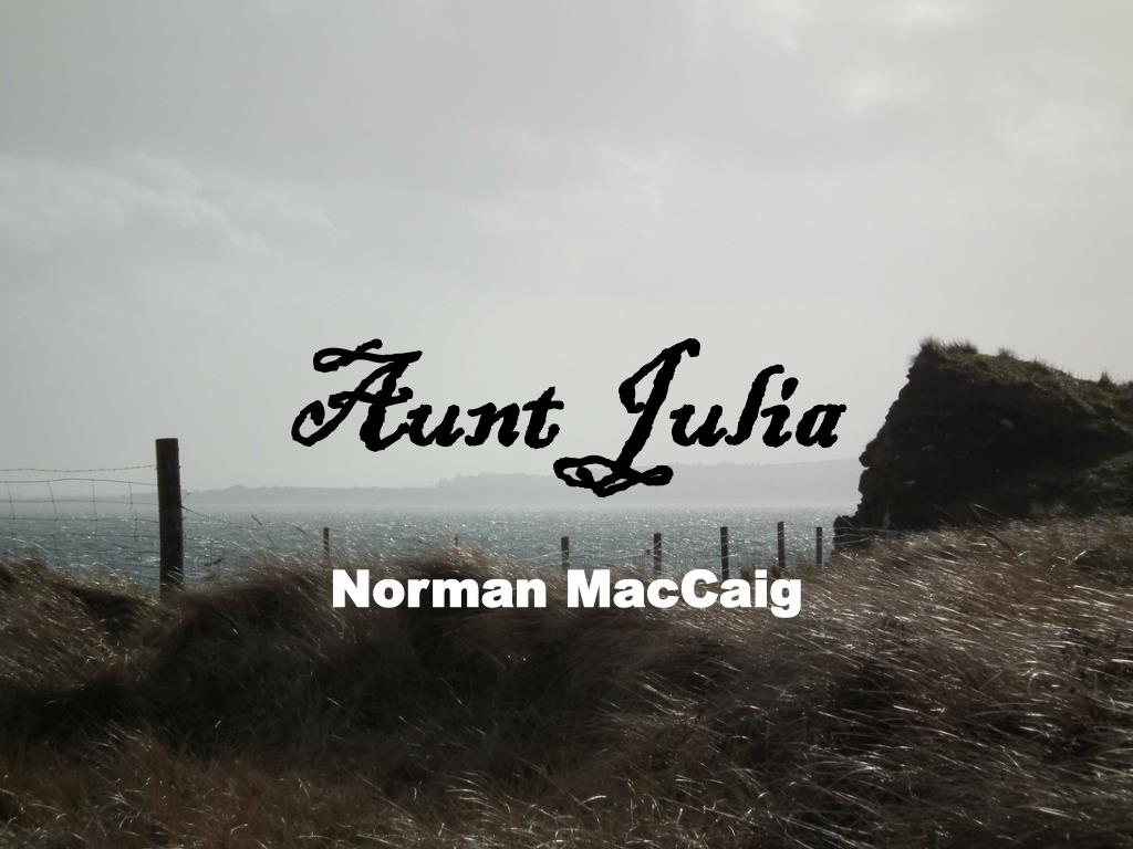 PPT Aunt Julia PowerPoint Presentation, free download ID5122434