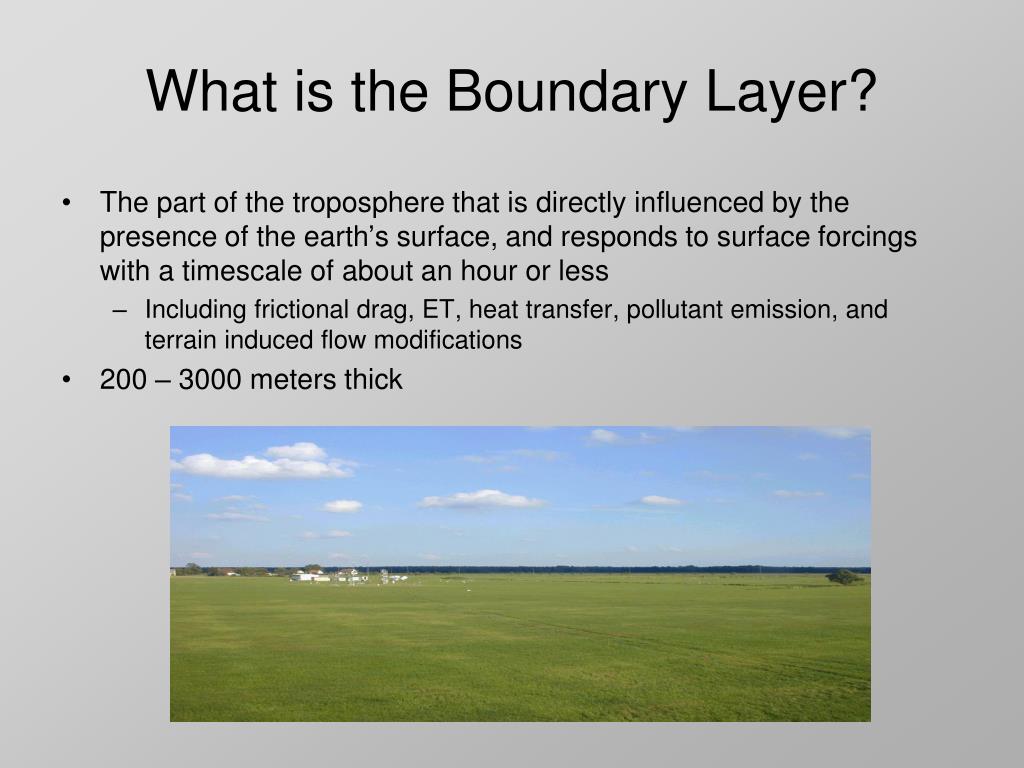 PPT A Basic Introduction to Boundary Layer Meteorology PowerPoint
