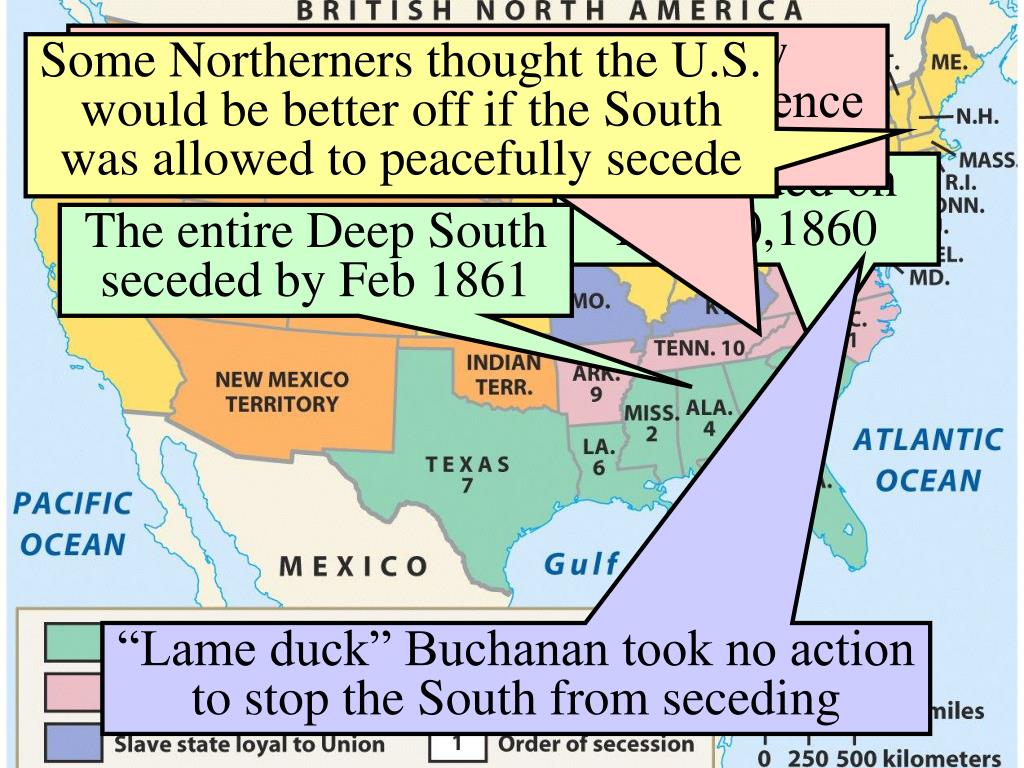 PPT Secession & the Outbreak of the Civil War PowerPoint