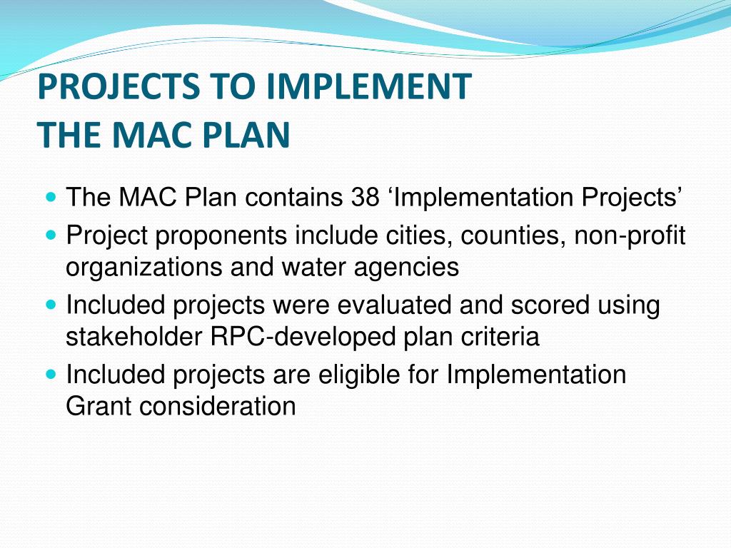 PPT MAC Region Update Mokelumne Amador Calaveras Integrated