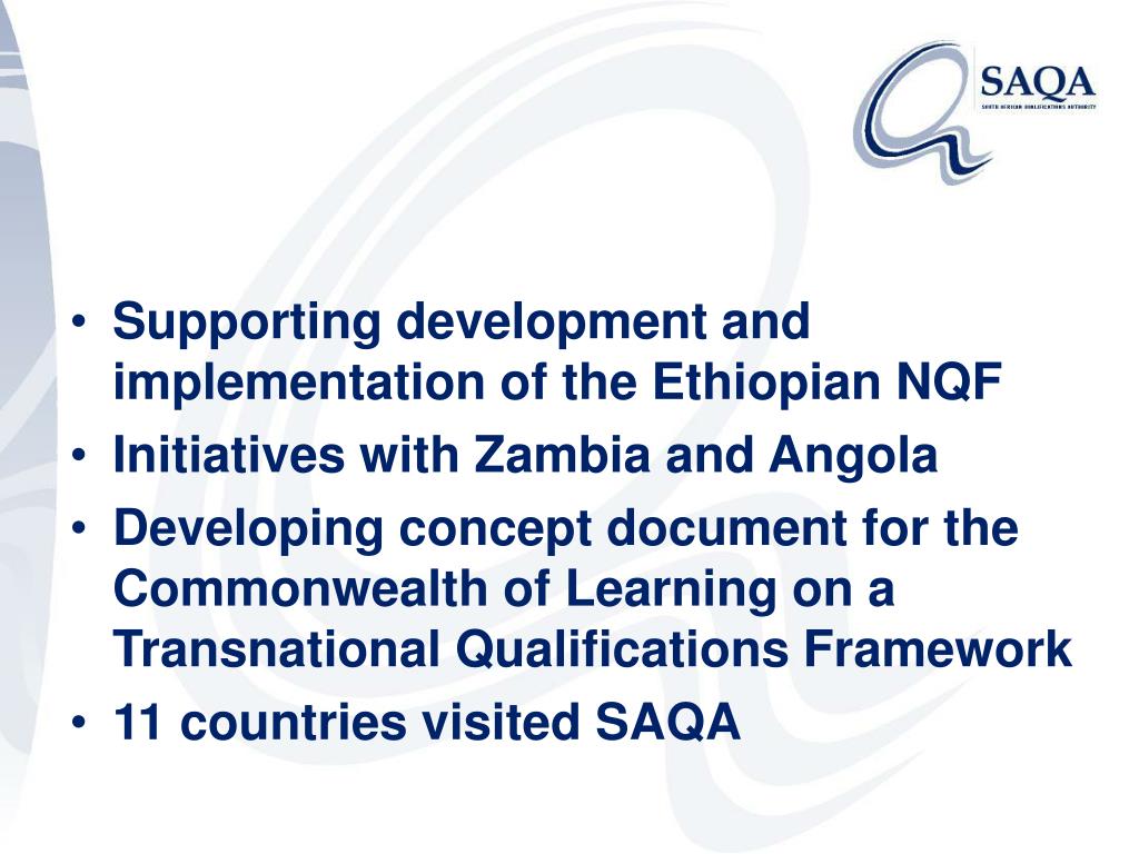 PPT South African Qualifications Authority PowerPoint Presentation
