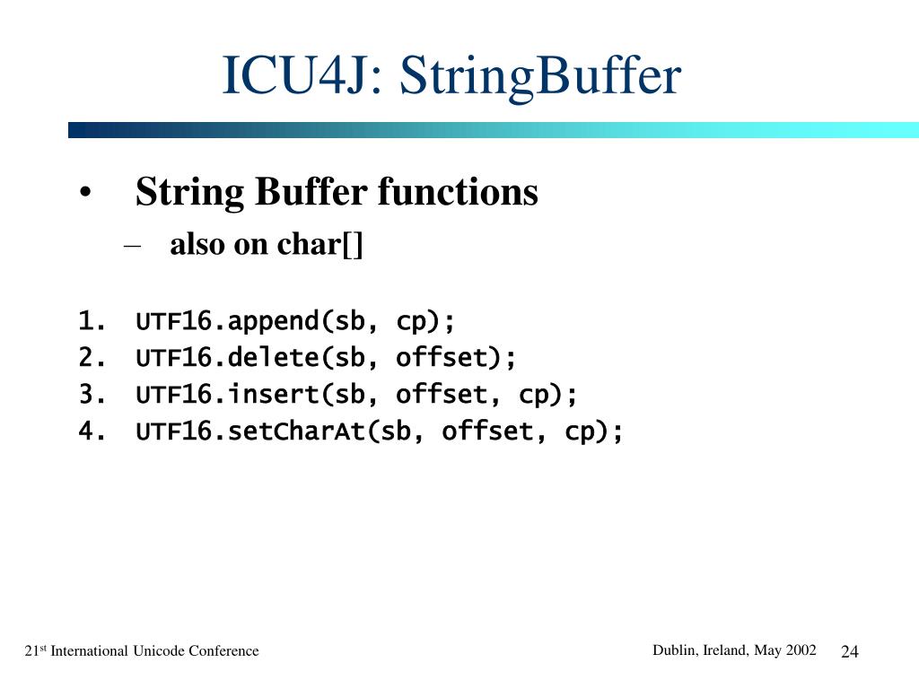 PPT Migrating Software to Supplementary Characters PowerPoint