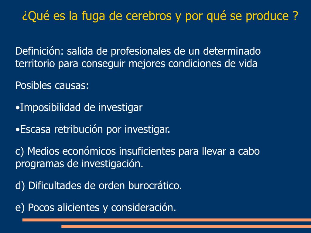 PPT Recortes en investigación y fuga de cerebros PowerPoint
