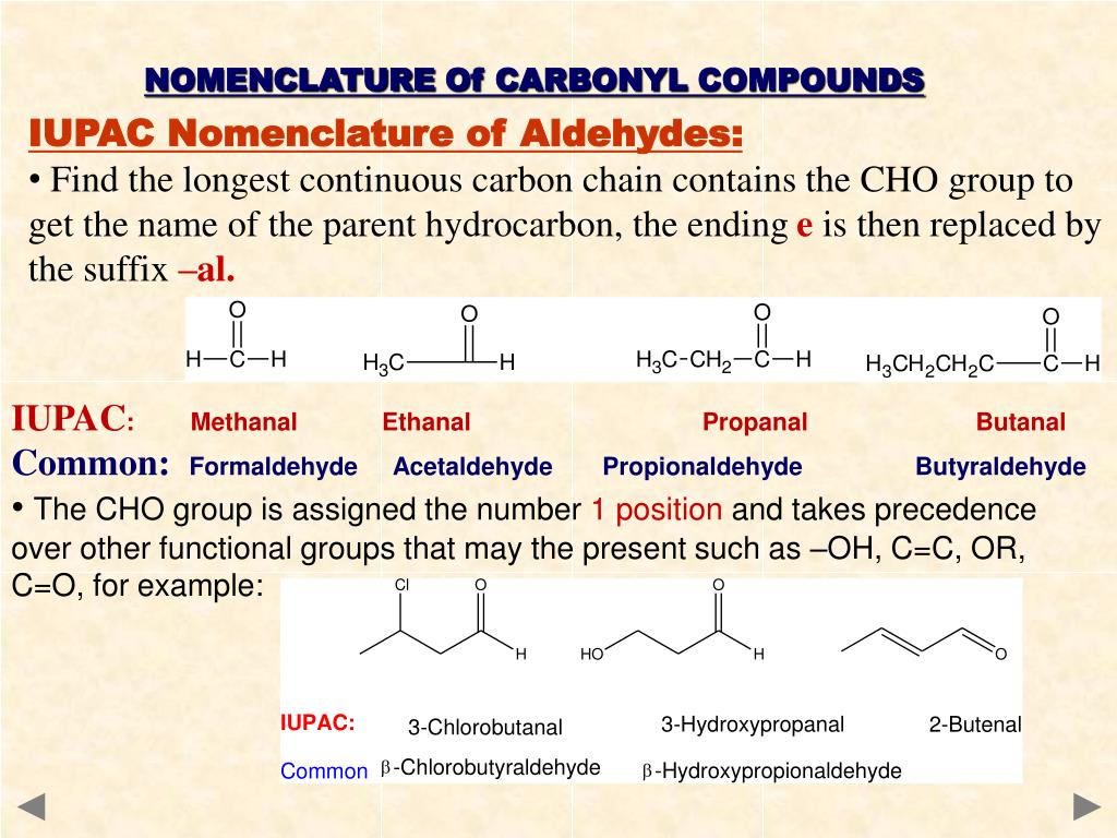 PPT THE CHEMISTRY OF ALDEHYDES AND KETONES PowerPoint Presentation