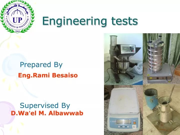 PPT Engineering tests PowerPoint Presentation, free download ID5132435
