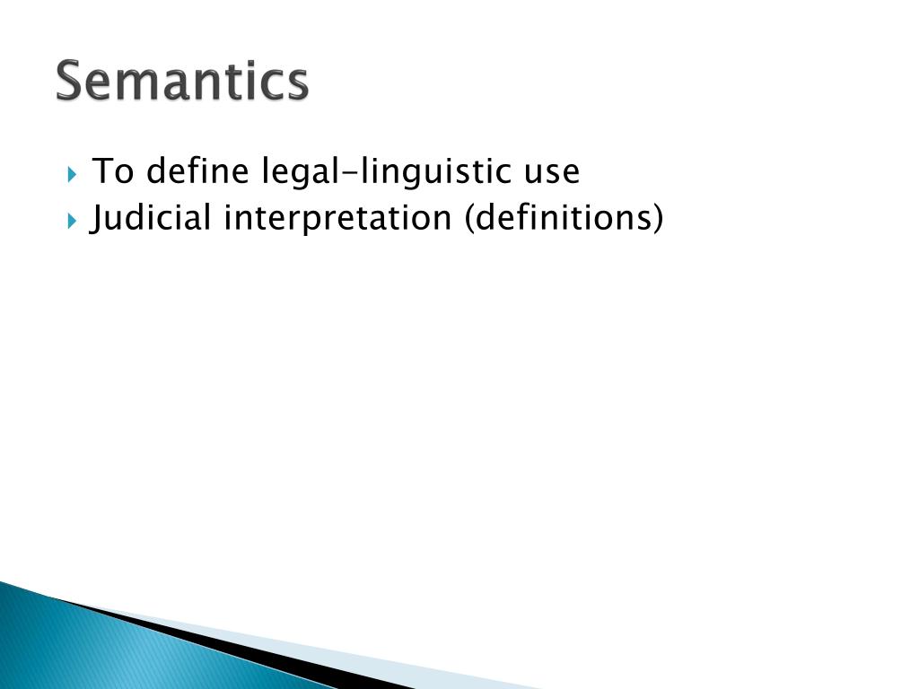 PPT Characteristics of Legal Language PowerPoint Presentation, free
