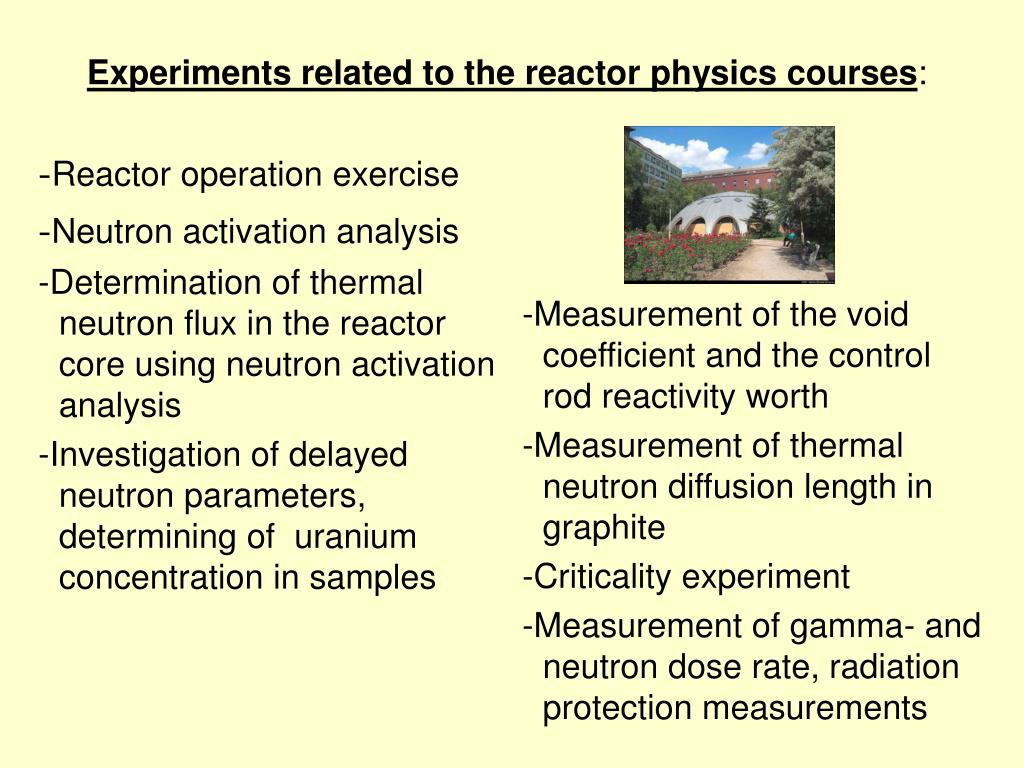 PPT Students??? experiments at the Institute of Nuclear Techniques