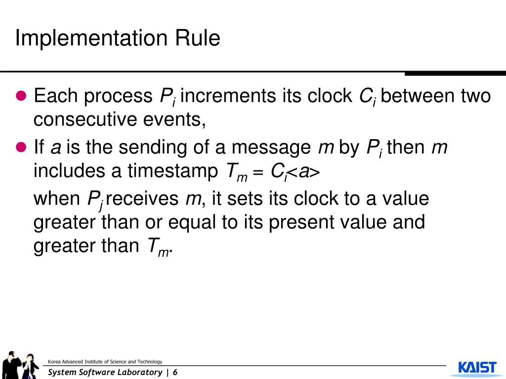 PPT Time, Clocks, and the Ordering of Events in a Distributed System