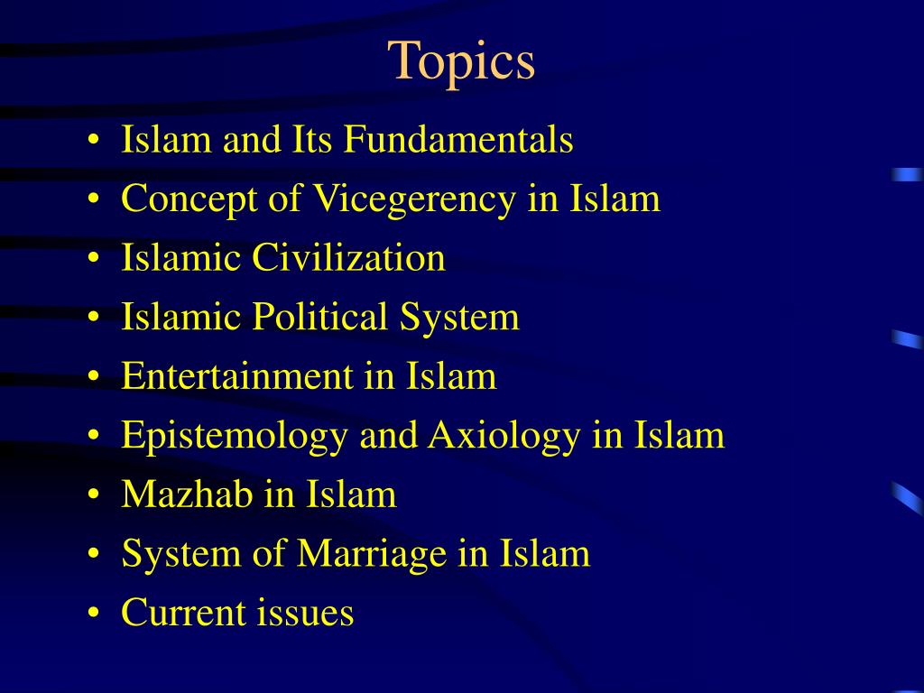 PPT Islamic Studies PowerPoint Presentation, free download ID5142286