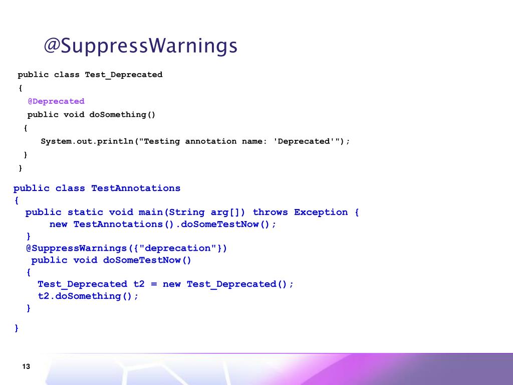 PPT Java Annotations PowerPoint Presentation, free download ID5144743