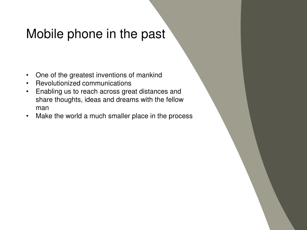 PPT A brief history of mobile PowerPoint Presentation, free download