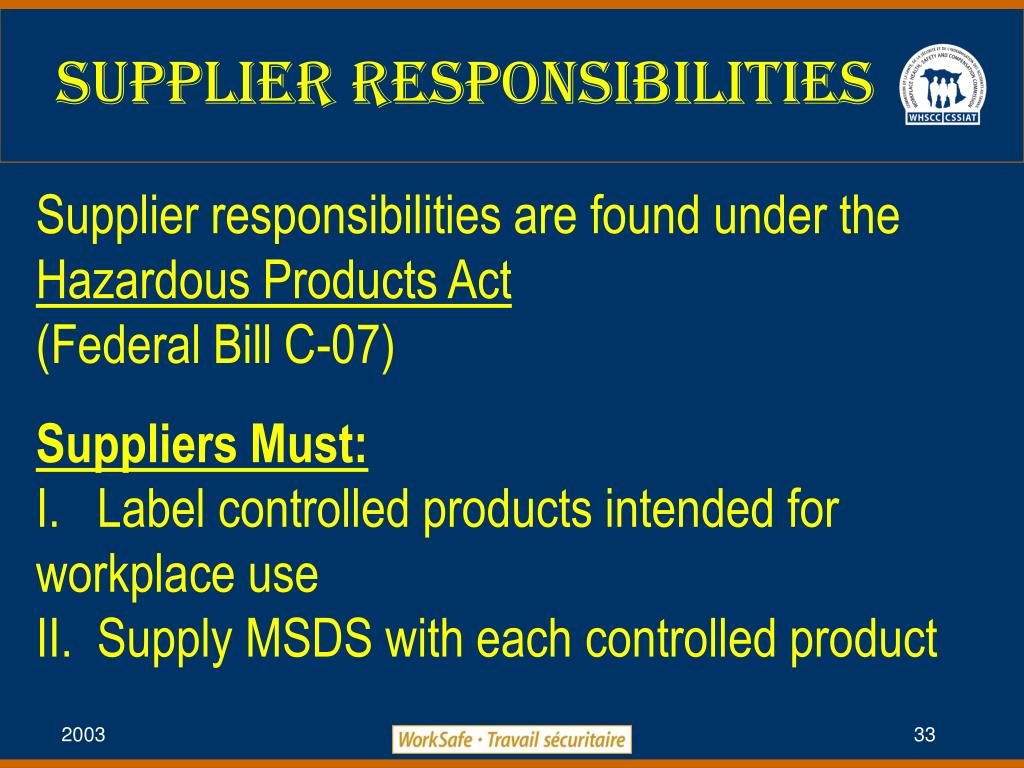 PPT WHMIS PowerPoint Presentation, free download ID5146703