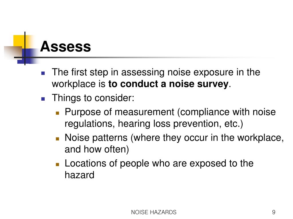 PPT Occupational Health and Safety NOISE HAZARDS IN THE WORKPLACE