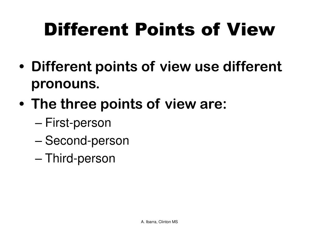 PPT Point of View PowerPoint Presentation, free download ID5149577