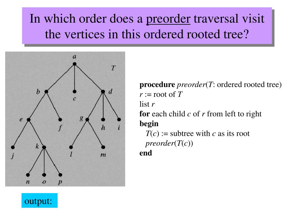 PPT Tree Traversal PowerPoint Presentation, free download ID5150310