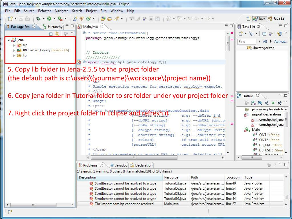 PPT Eclipse for Jena & ARQ PowerPoint Presentation, free download