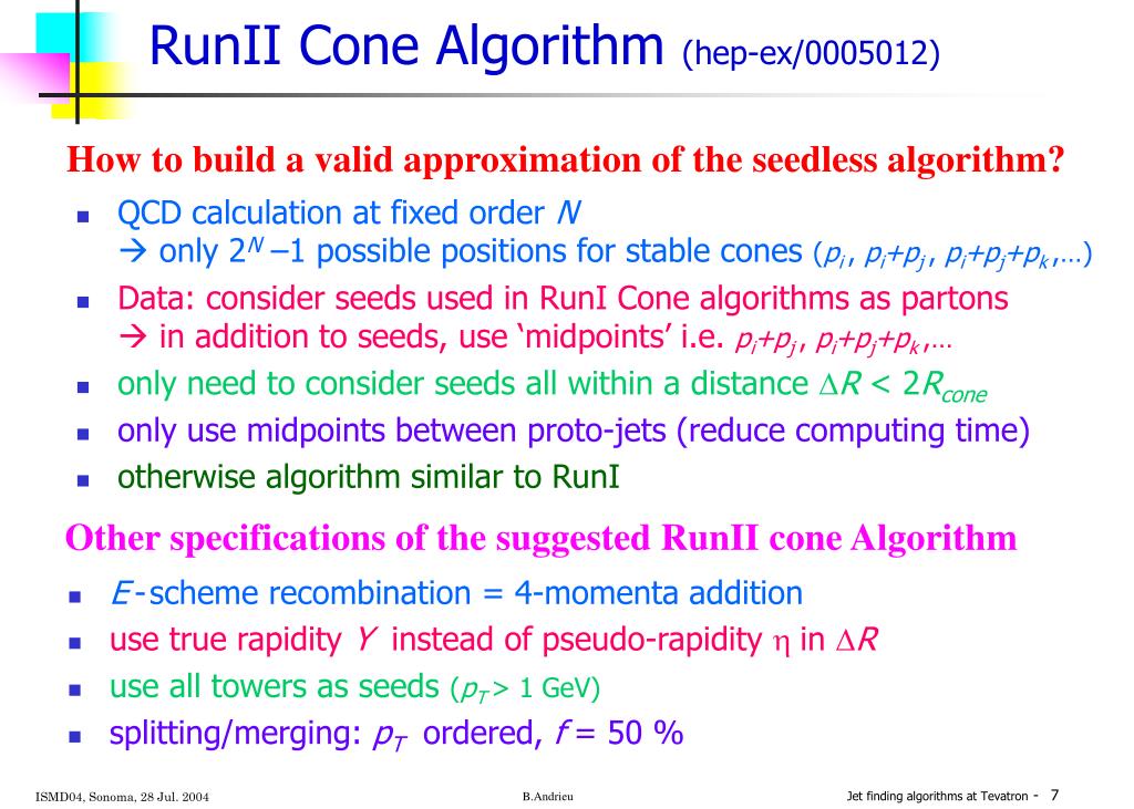 PPT Jet finding Algorithms at Tevatron PowerPoint Presentation, free download ID5152378