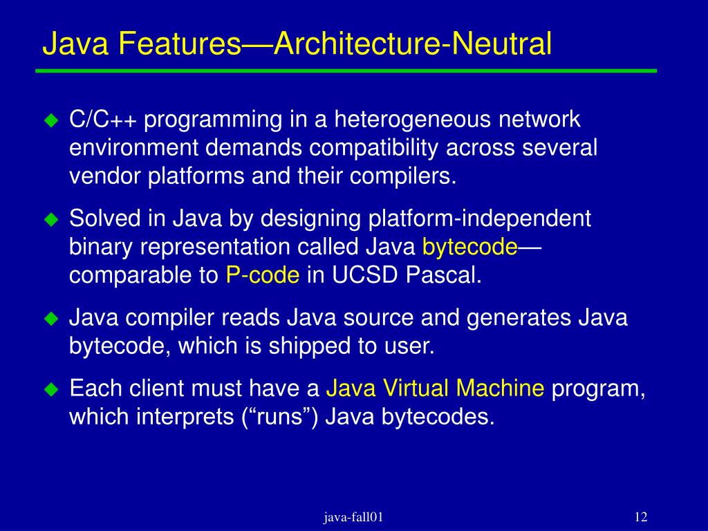 PPT Technologies Introduction to the Java Language and