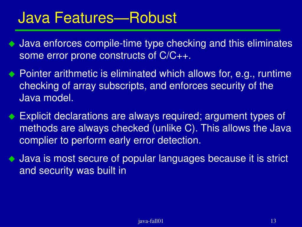 PPT Technologies Introduction to the Java Language and Objectoriented Concepts