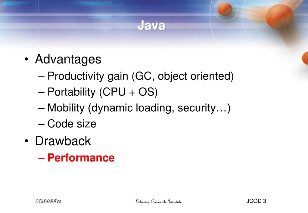 PPT JCOD A Lightweight Modular Compilation Technology For Embedded