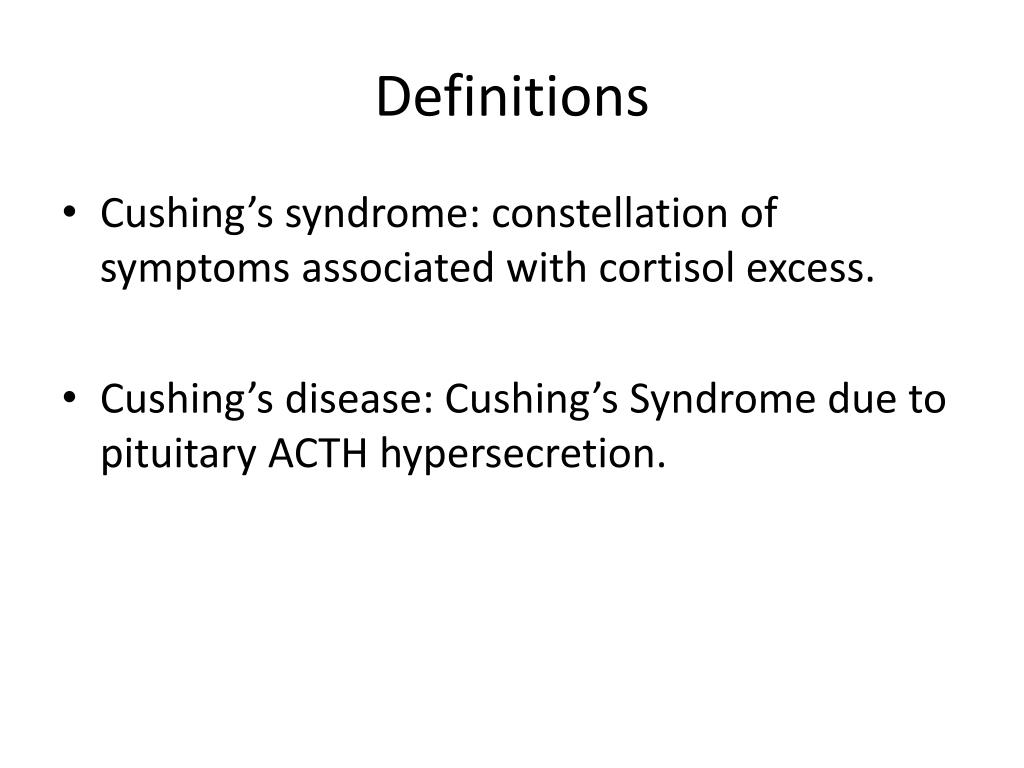 PPT Cushing’s Syndrom e PowerPoint Presentation, free download ID