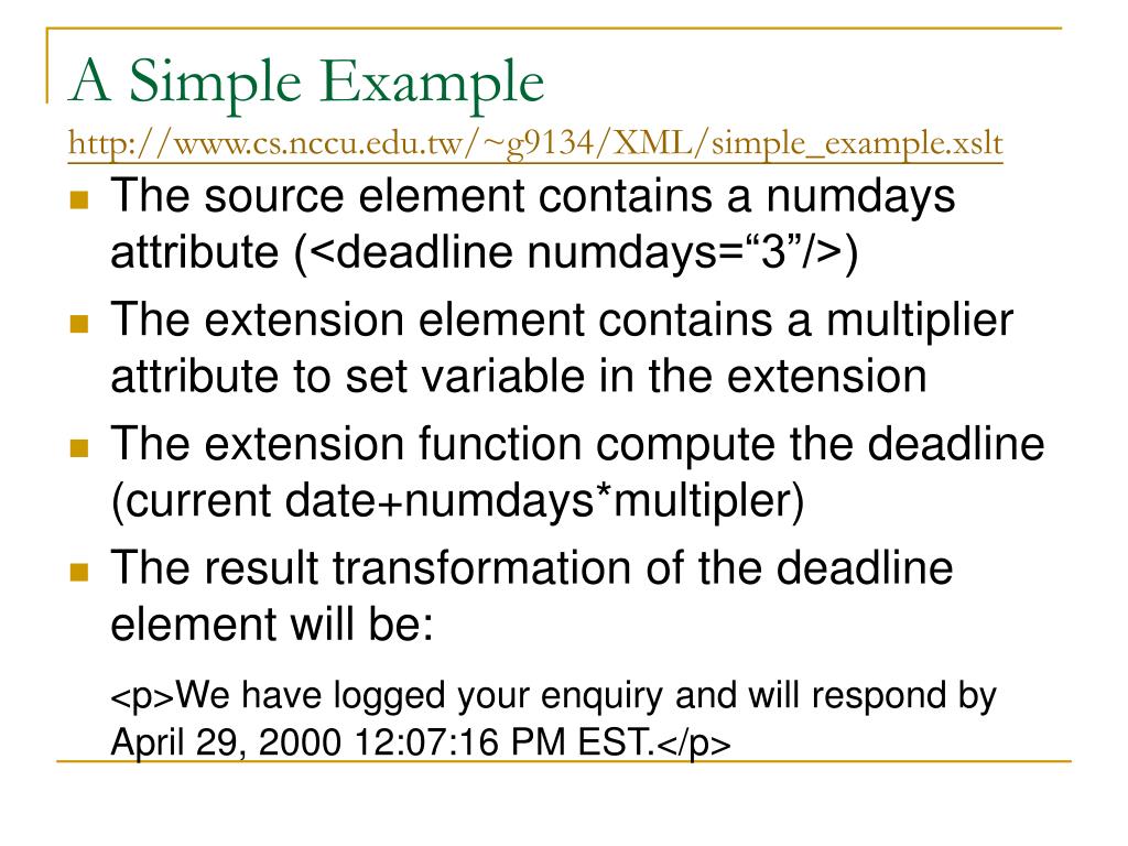 PPT JAXP Transformation Package and Xalan Extensions PowerPoint