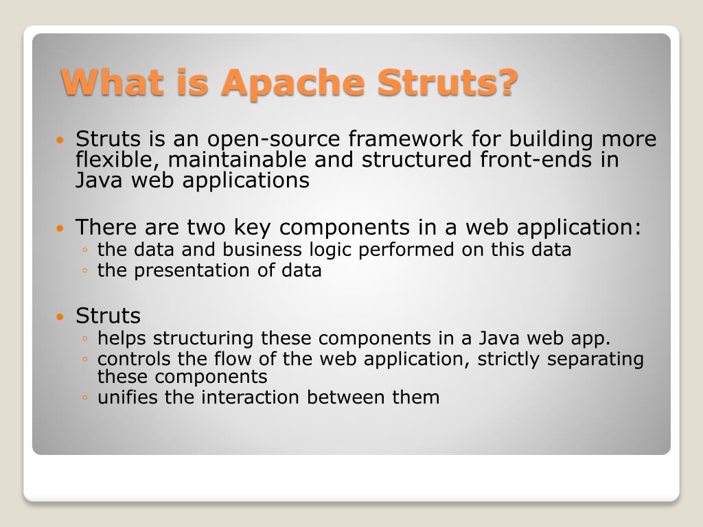 PPT APACHE STRUTS PowerPoint Presentation, free download ID5163021