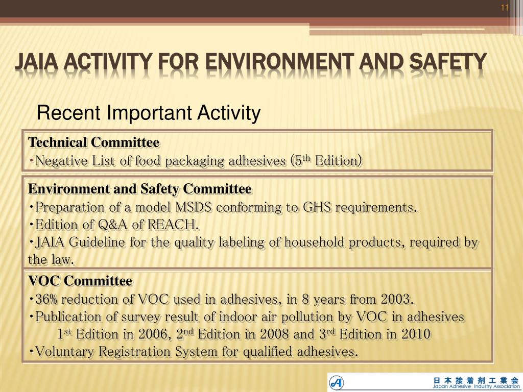 PPT T he Adhesive Market in Japan AND JAPAN ADHESIVE INDUSTRY