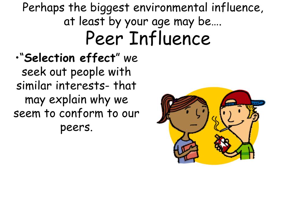 PPT Influences on Behavior PowerPoint Presentation, free
