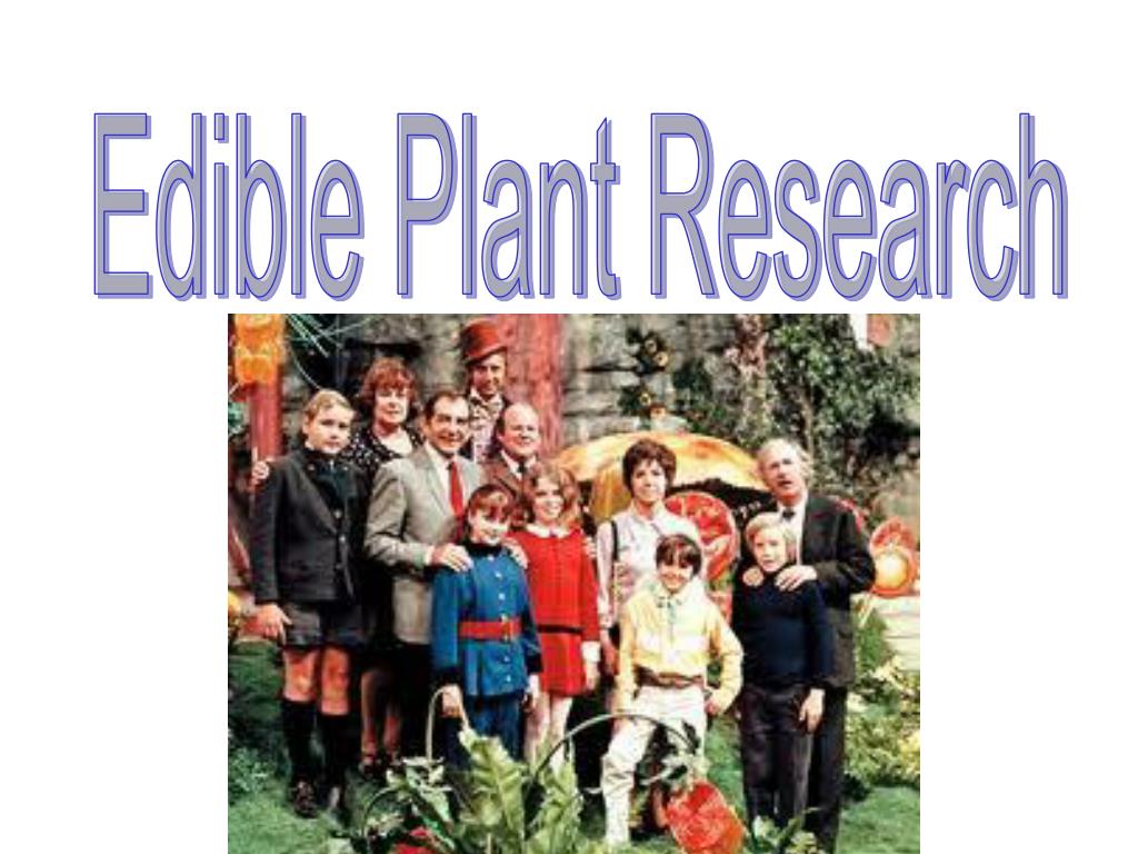 PPT Edible Plant Research PowerPoint Presentation, free download ID