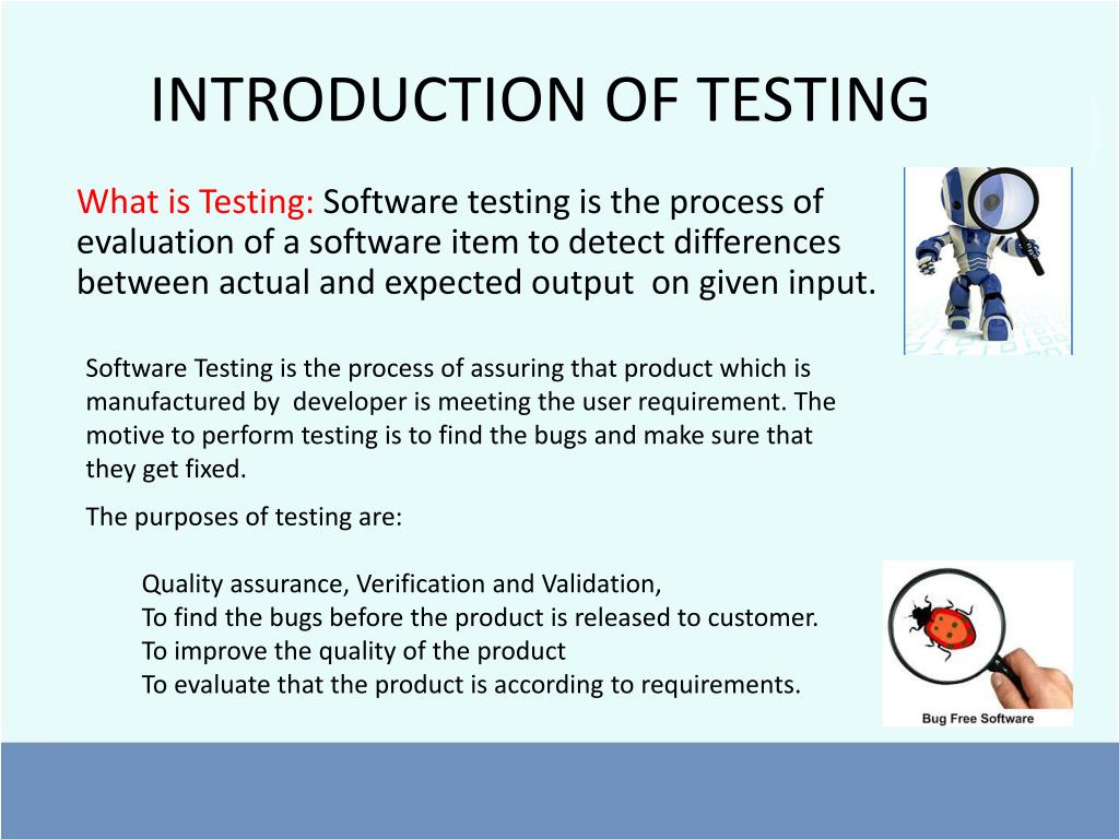 PPT Software Testing & Introduction to Test Automation PowerPoint
