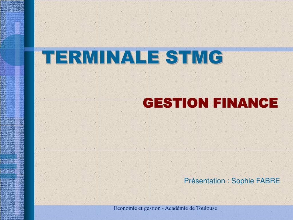PPT TERMINALE STMG PowerPoint Presentation, free download ID5168442