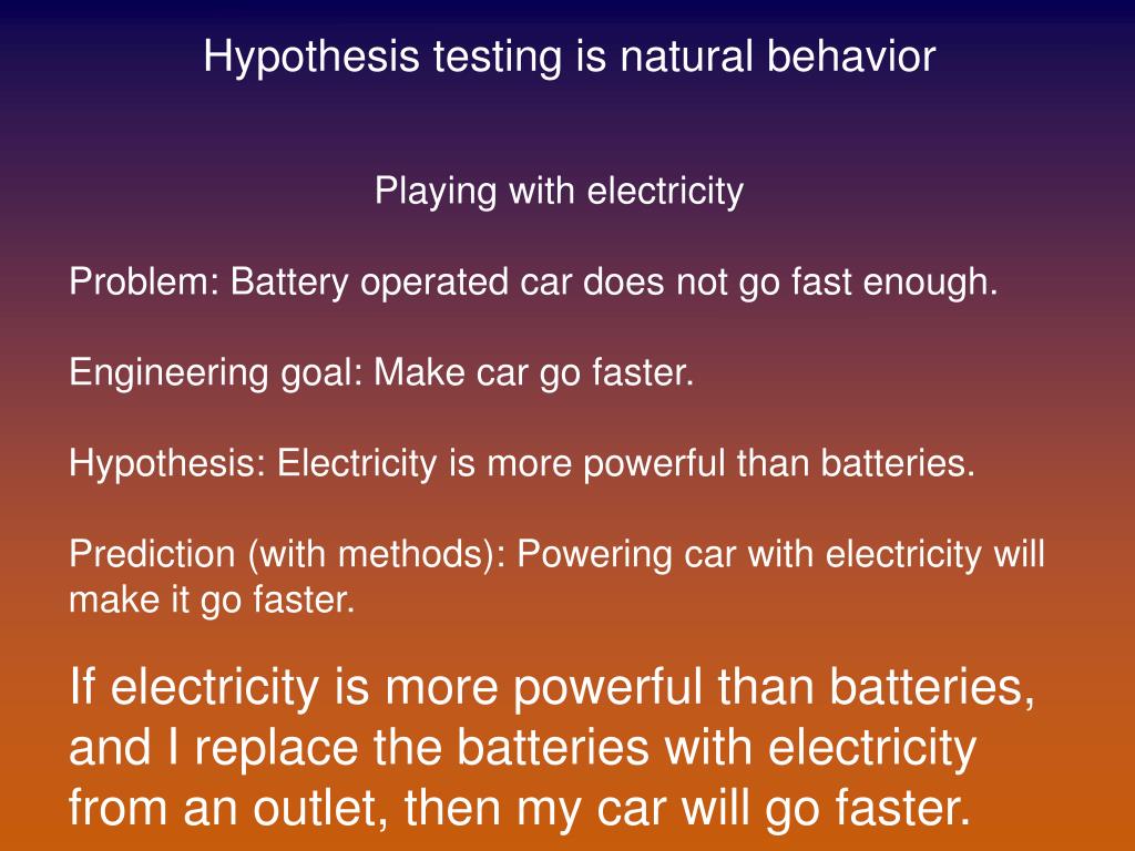PPT Hypothesis vs. Prediction Is there a difference? If so, what is