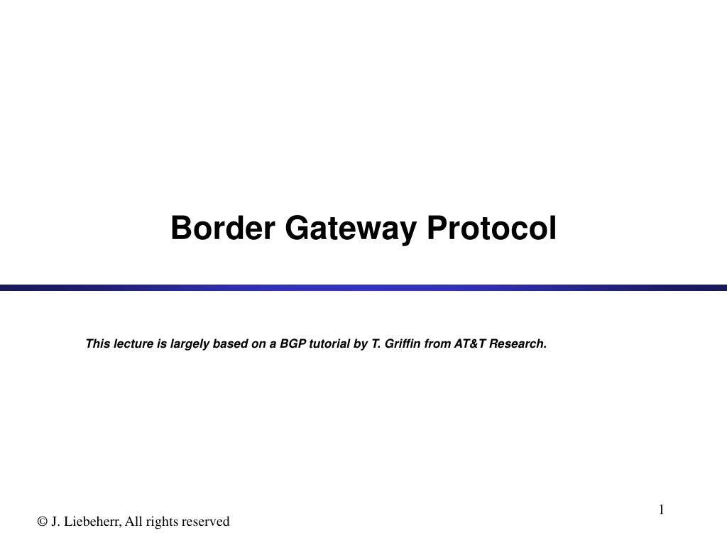 PPT Border Gateway Protocol PowerPoint Presentation, free download
