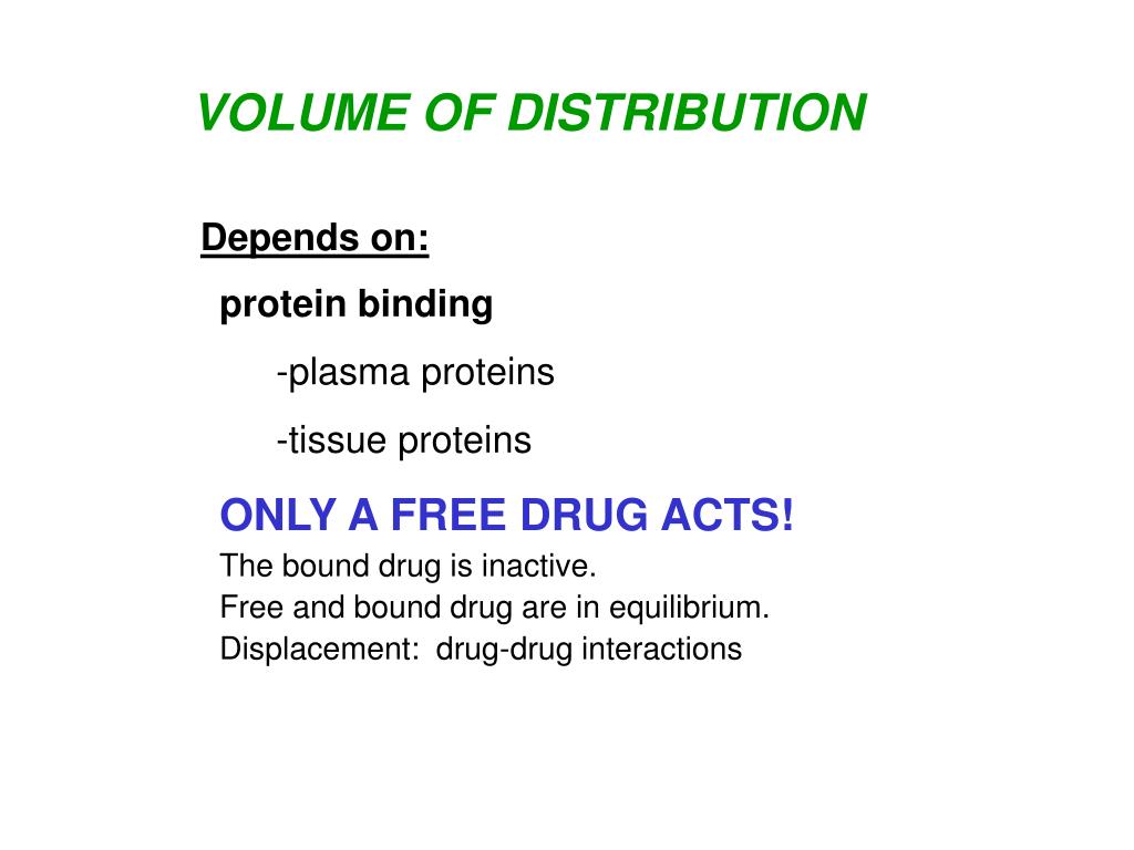 PPT 1. Fate of drugs in the body 1.1 absorption 1.2 distribution