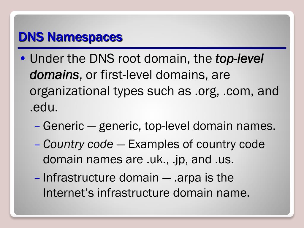 PPT Configuring and Managing the DNS Server Role PowerPoint
