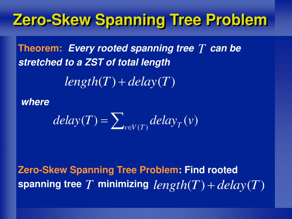 PPT ZeroSkew Trees PowerPoint Presentation, free download ID5173376