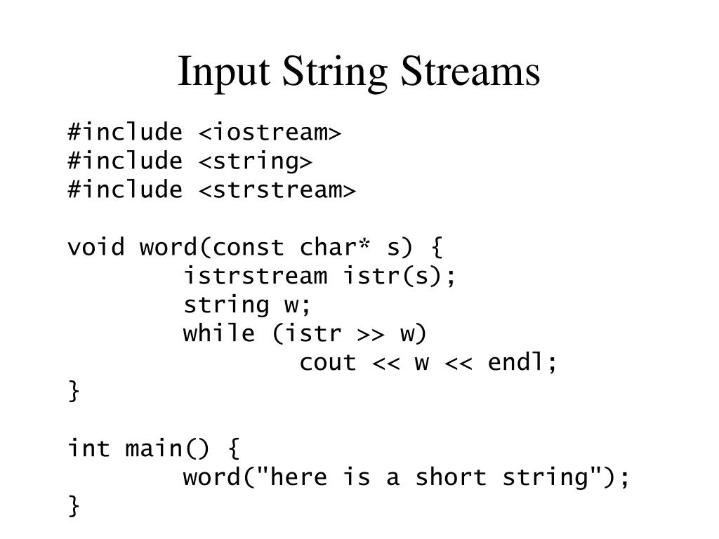 PPT The Standard String Class PowerPoint Presentation, free download