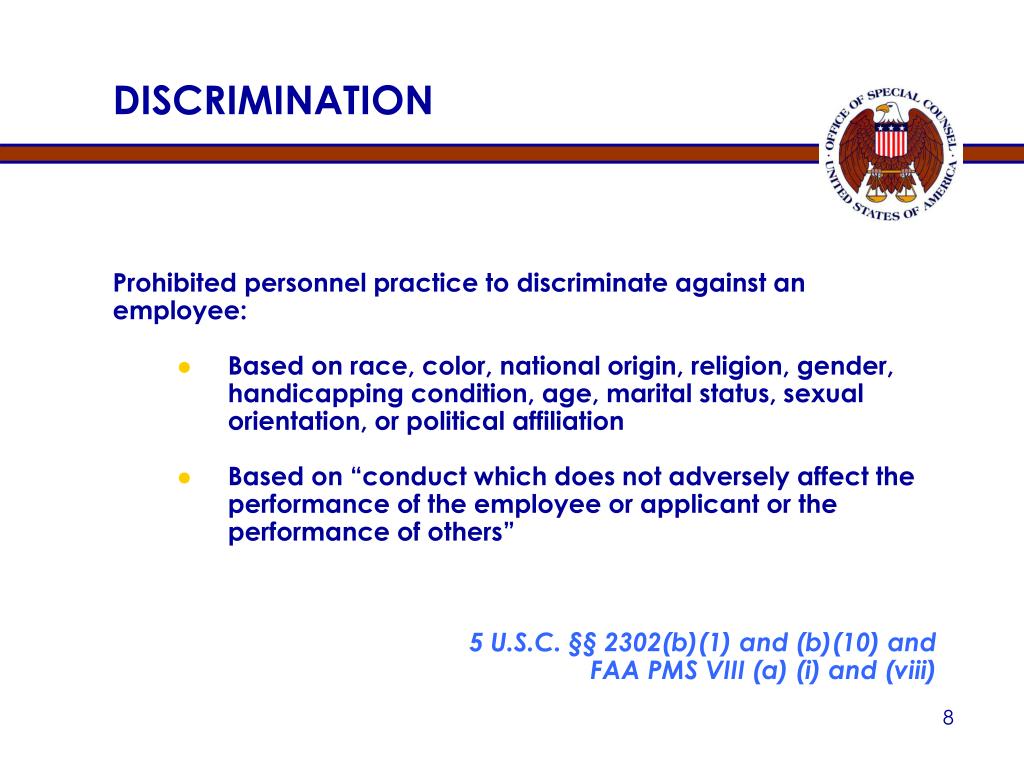 PPT PROHIBITED PERSONNEL PRACTICES WHISTLEBLOWER PROTECTION