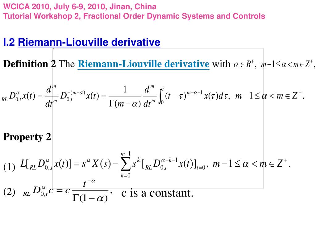 PPT Several Problems in Fractional Ordinary Differential Equations